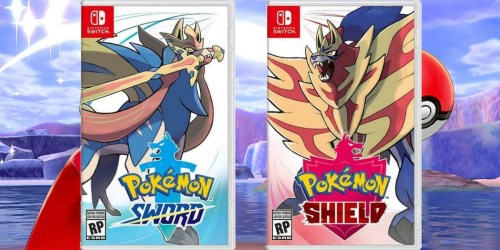 Pokémon Sword or Shield Nintendo Switch Game Only $47.99 Shipped