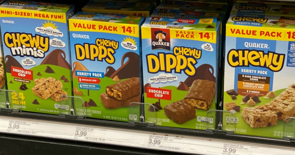 Quaker Chewy Dipps Variety Pack