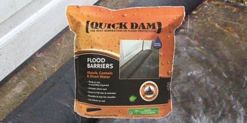 Quick Dam Expanding Flood Barriers Just $21 (Regularly $40)