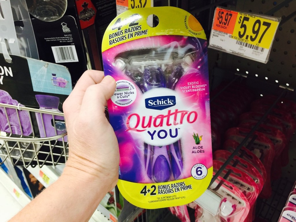 Schick Quattro You Walmart
