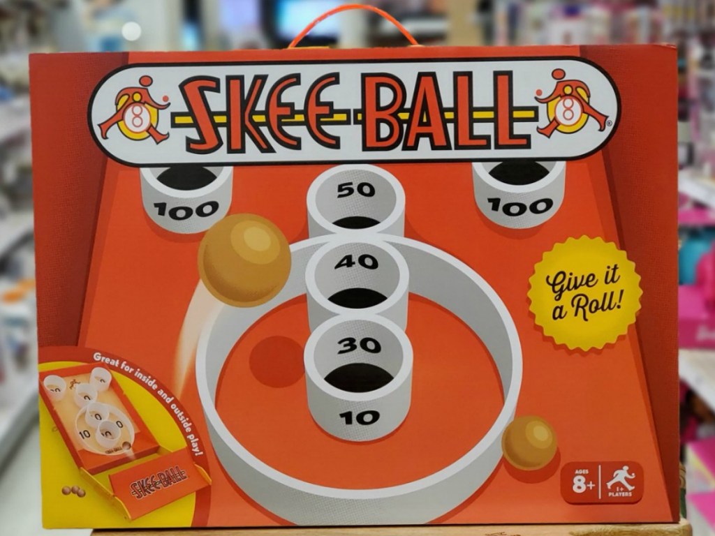SkeeBall The Classic Arcade Game on display on cart in Target