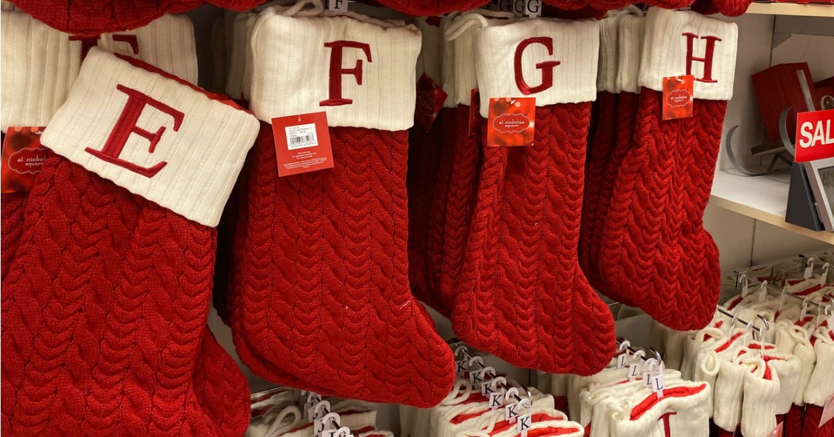 kohls monogram christmas stockings