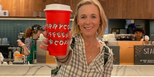 FREE Starbucks Limited-Edition Reusable Cup w/ Holiday Drink Purchase