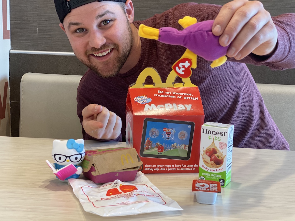 Stetson with McDonald's Happy Meal