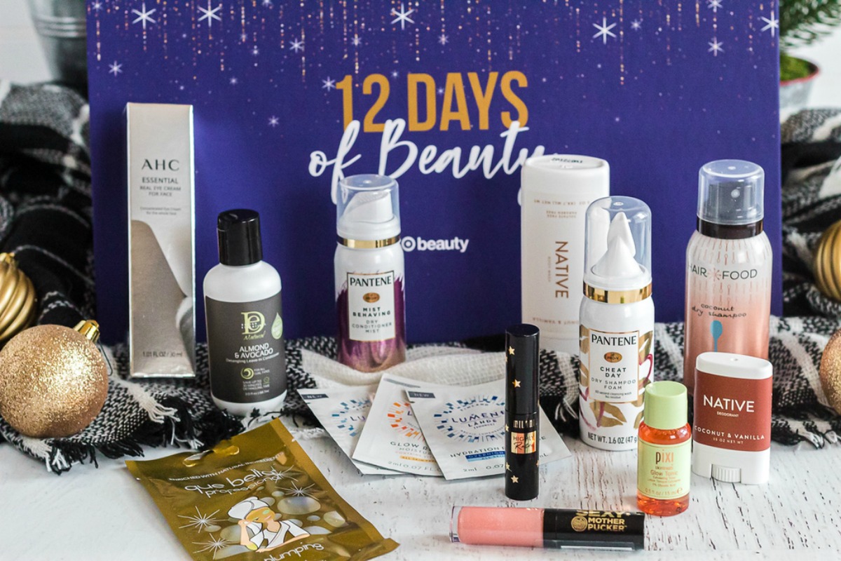 Target 12 Days of Beauty Box contents