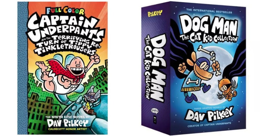 Captain Underpants Collection Full Color Hardcover Book Set Only 13