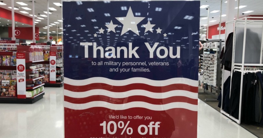 Target Military Discount for Veterans and Families | Get 10% Off TWO Purchases!
