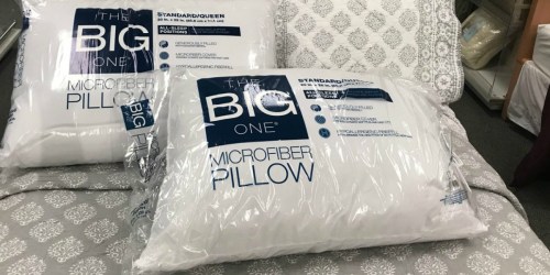 The Big One Microfiber Pillows from $3.49 Shipped for Kohl’s Cardholders (Regularly $10+)