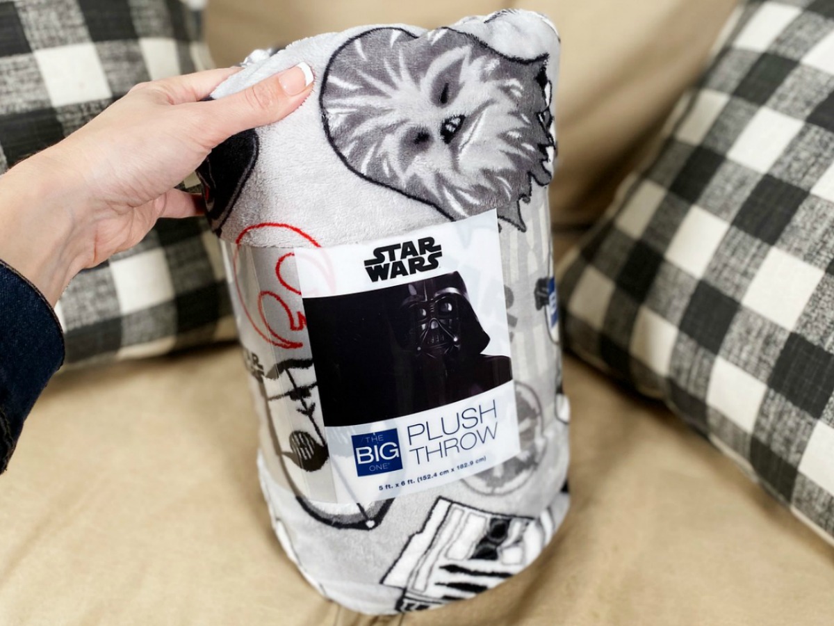 star wars plush blanket