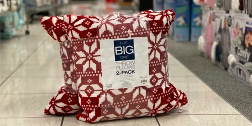 The Big One Throw Pillow 2-Pack Only $10 at Kohl’s (Just $5 Per Pillow)