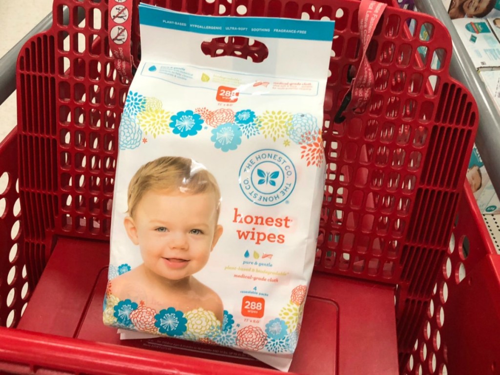 The Honest Company Wipes in cart in Target