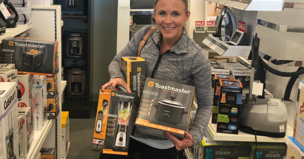THREE Toastmaster Small Appliances Only 6.42 Shipped After MailIn Rebate + Earn 15 Kohl's Cash