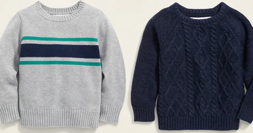 2 Toddler Boy Sweaters