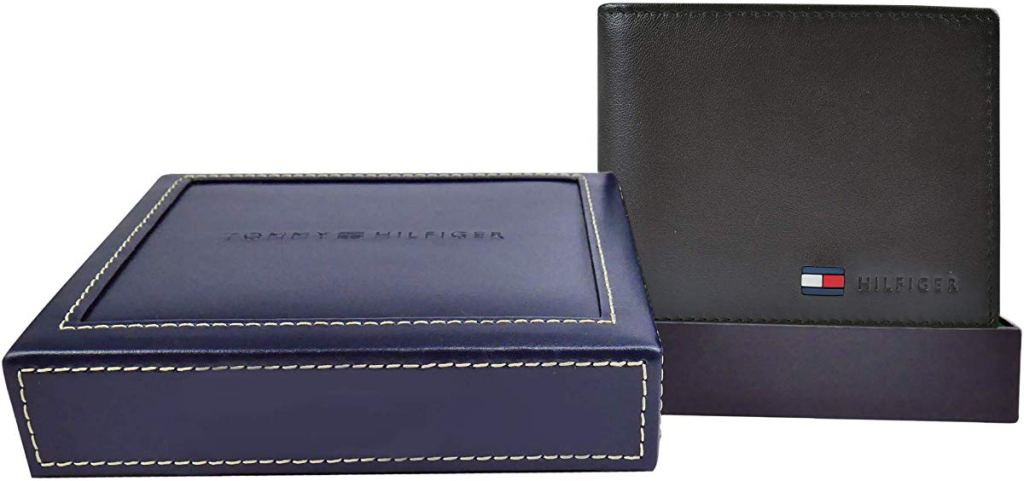 Tommy Hilfiger Wallet next to box