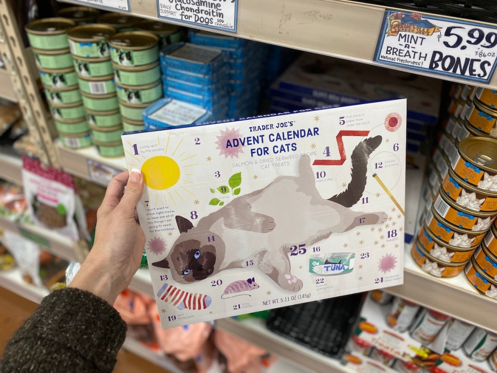 Trader Joe s 12 Days Of Beauty Or Cat Treat Advent Calendar Now Available Trader Joe s 12 Days Of Beauty Or Cat Treat Advent Calendar Now Available