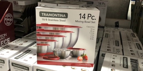 Tramontina 14-Piece Covered Mixing Bowl Set Only $21.98 at Sam’s Club