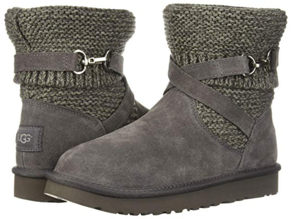 gray ugg pearl boots 