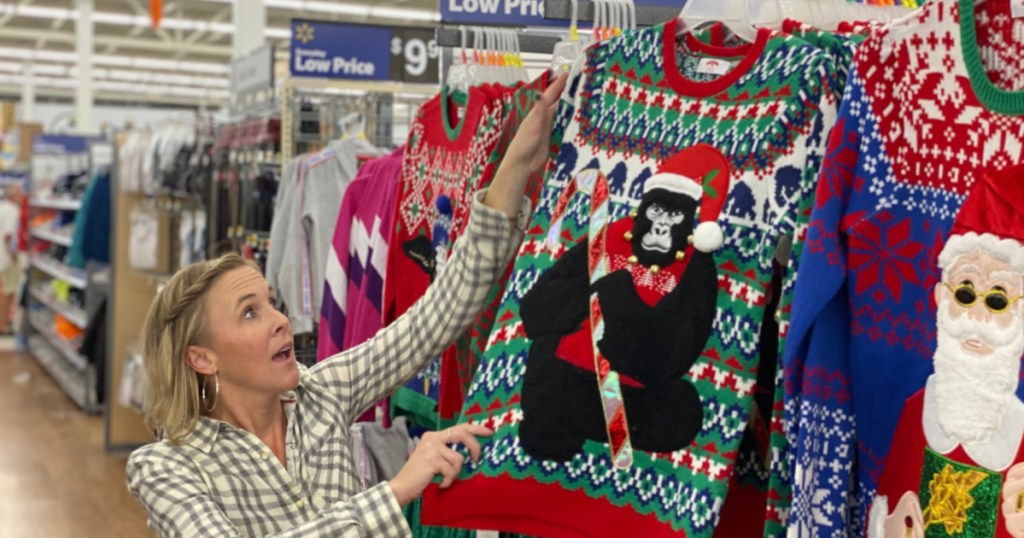 gorilla ugly christmas sweater