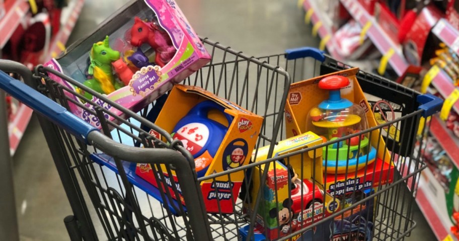 Walgreens toys in cart