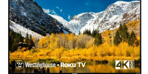 Westinghouse 50″ 4K Smart TV Only $149.99 (Regularly $400)