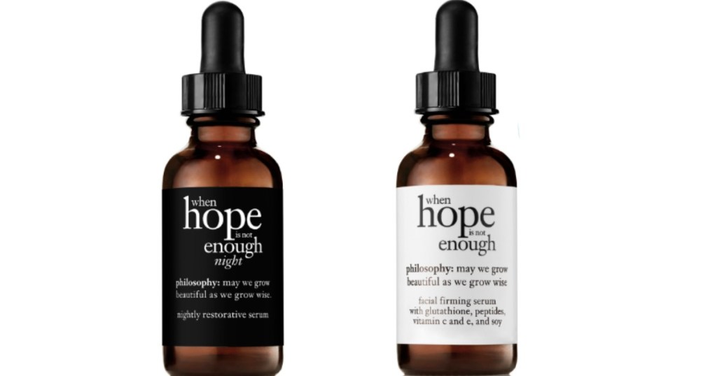 When Hope is not enough serums