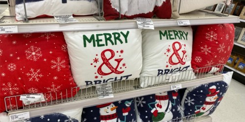 Wondershop Holiday Throw Pillows Only $6 Shipped at Target (Regularly $10)