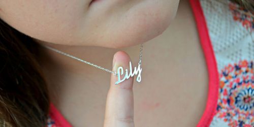 Zales Personalized Name Necklaces Only $14.50 Shipped