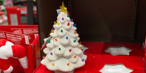 This Week at ALDI: Nostalgic Ceramic Christmas Trees for $24.99!