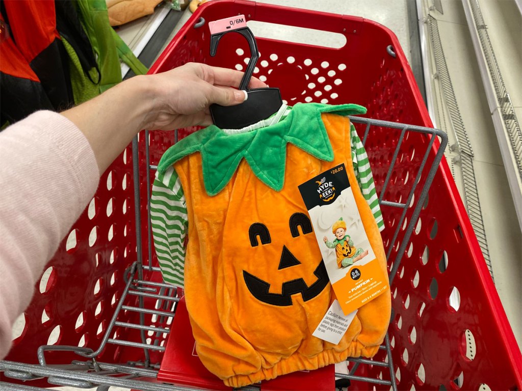 Hyde and Eek Baby Plush Pumpkin Halloween Costume Vest