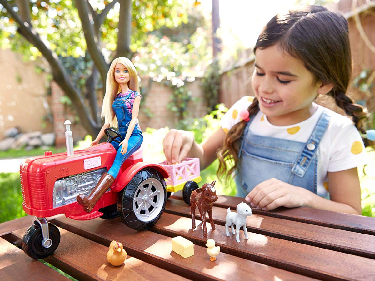 barbie farmer and tractor