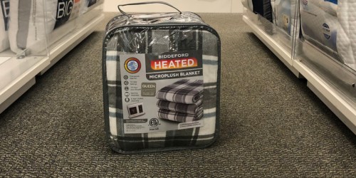 Up to 75% Off Biddeford Heated Electric Microplush Blankets & Mattress Pads at Kohl’s