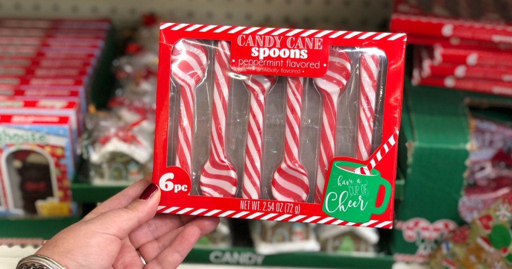 Peppermint Candy Cane Spoons