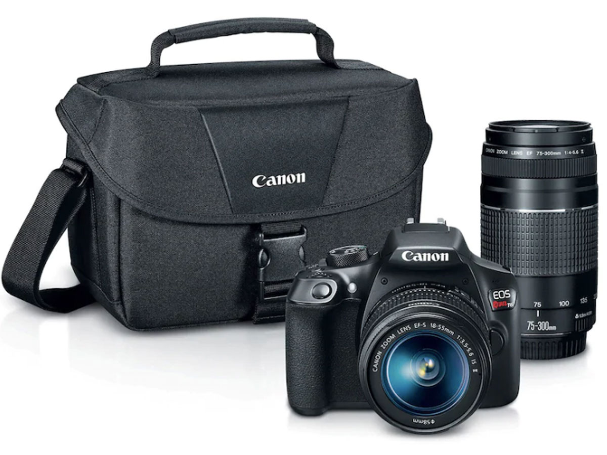 stock image of Canon EOS Rebel T6 DSLR Camera