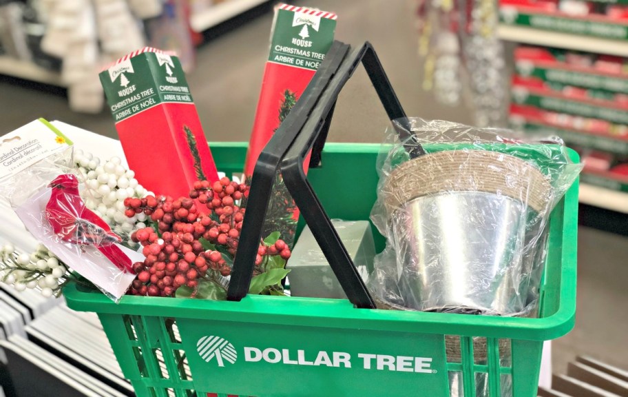 christmas trees from dollar tree