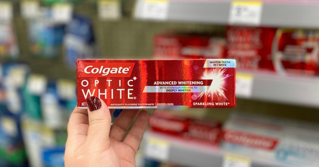 colgate optic white toothpaste at walgreens