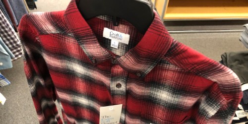 Croft & Barrow Men’s Flannel Button-Down Shirt Only $8.49 at Kohl’s (Regularly $36)