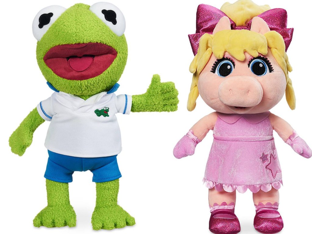 kermit and miss piggy plushies