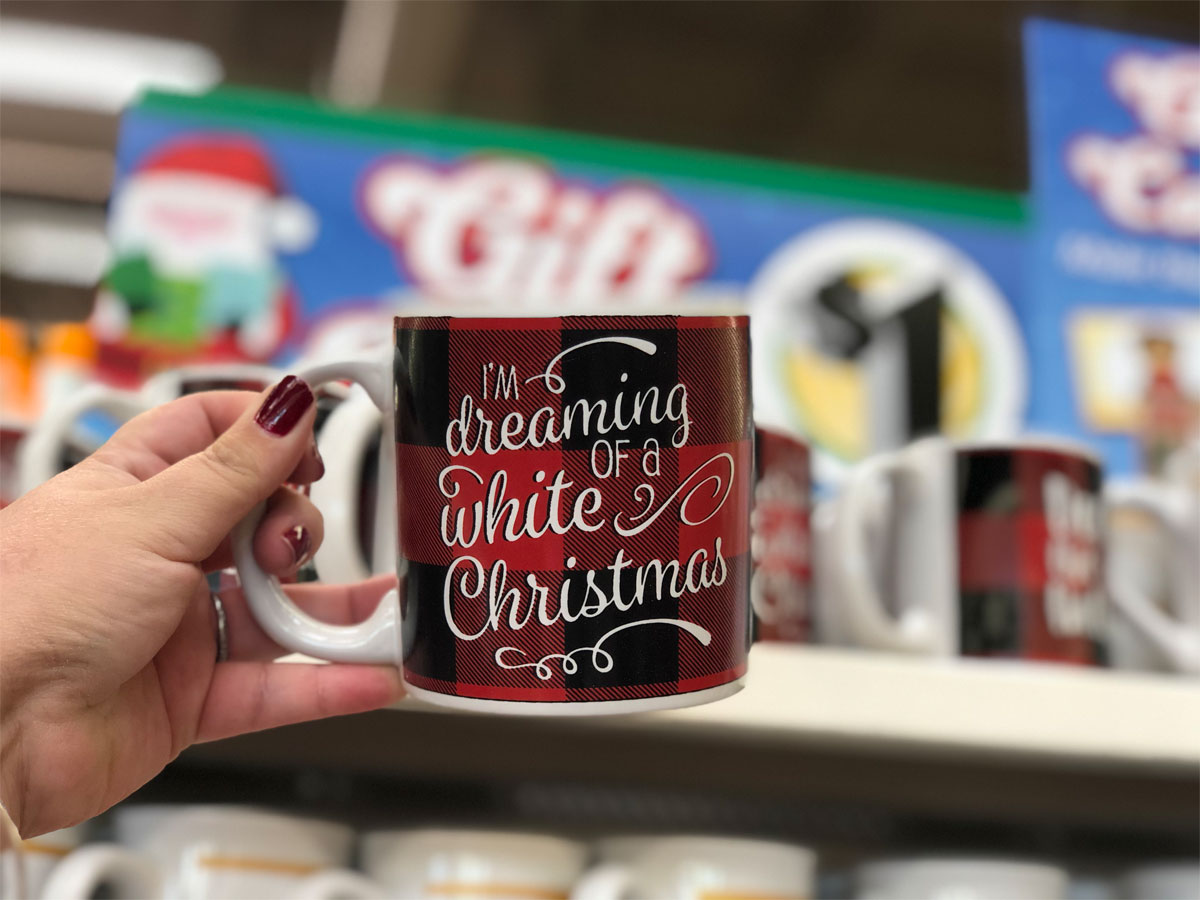 I'm dreaming of a white Christmas mug