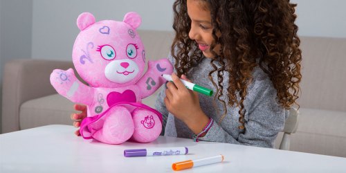 The Original Doodle Plush Bear w/ Markers Only $14.39