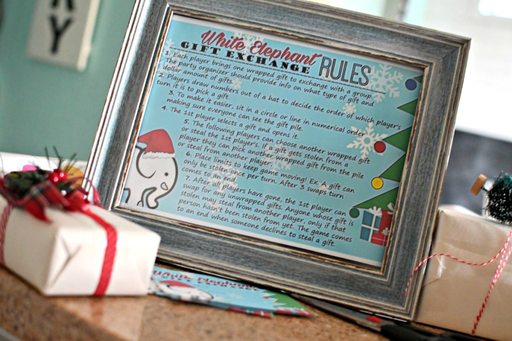 White Elephant Party Gift Ideas, Rules, FREE Printable Invitations