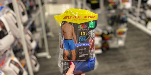 Fruit Of The Loom Men’s Boxer Briefs as Low as 75¢ Each Shipped at Target.com + More