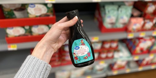 Walmart is Selling Chocolate Peppermint Syrup & Hot Chocolate Pancake Mix | Perfect for Christmas Morning