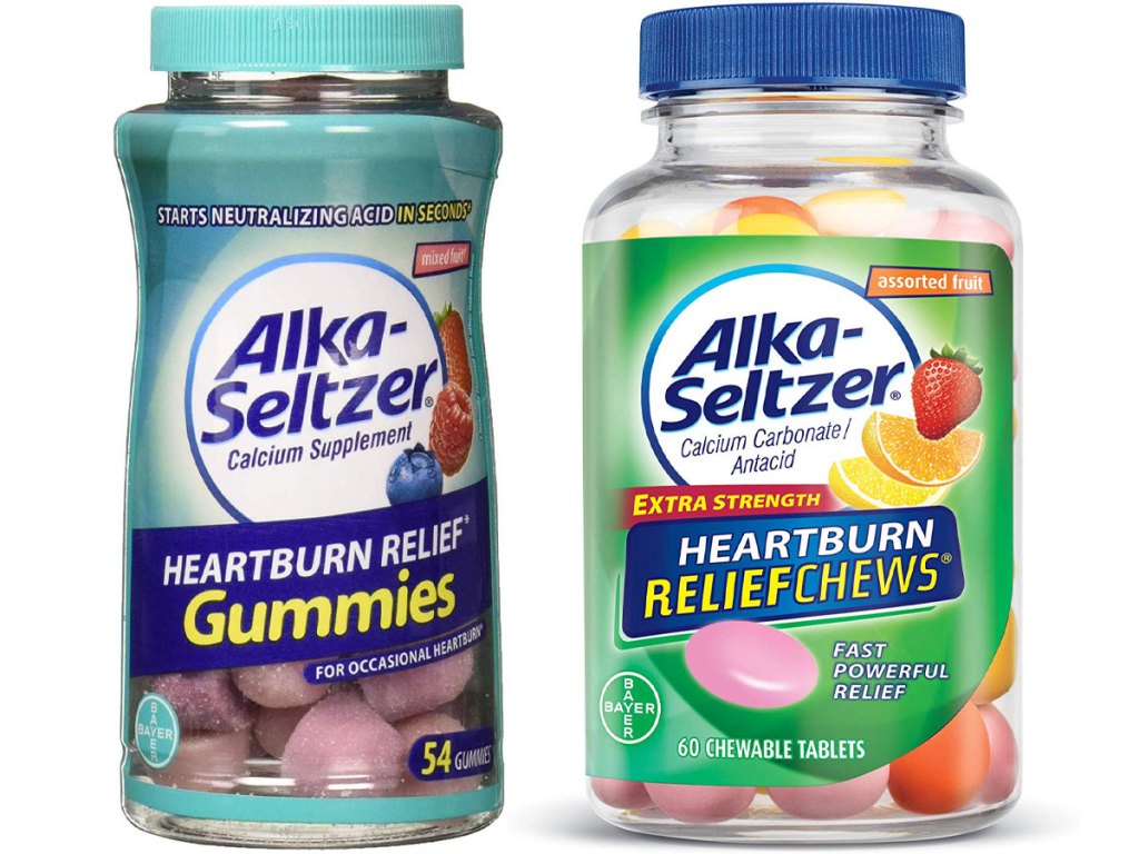 alka seltzer and gummies and chews