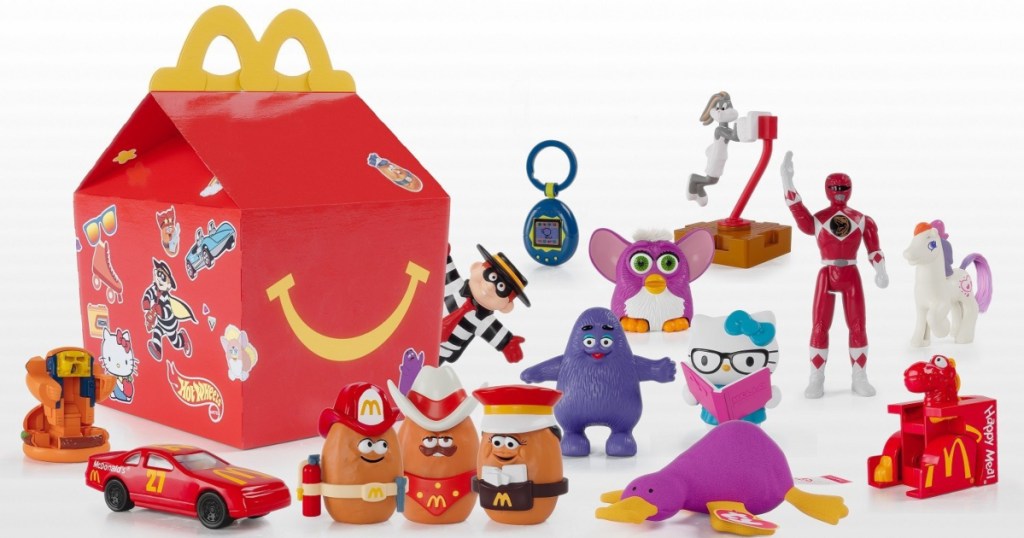 Happy Meal with throwback toys