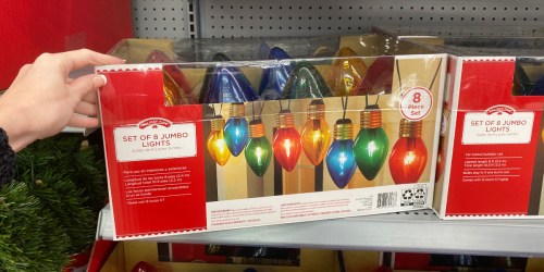 Walmart Has Strings of Multicolor Jumbo Christmas Lights for Your BIG Decorating Needs