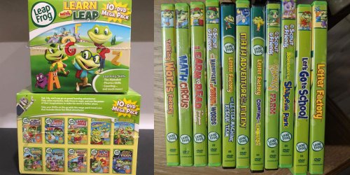Leap Frog Learn to Leap 10 DVD Mega Pack as Low as $19.41 | Great for Little Learners