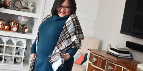 Plaid Blanket Scarves Only $10 Each Shipped | Great Gift Ideas