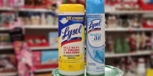 New Lysol Coupons = Cleaning Products as Low as 90¢ at CVS