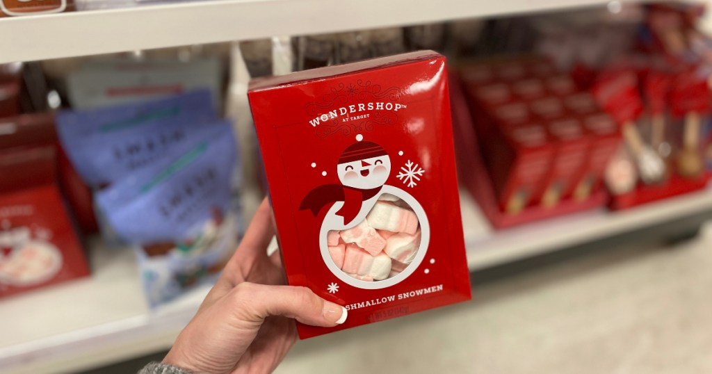 Marshmallow snowmen for hot cocoa