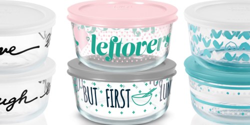 Pyrex Decorated Food Storage Sets Only $9.79 at Macy’s (Regularly $24)